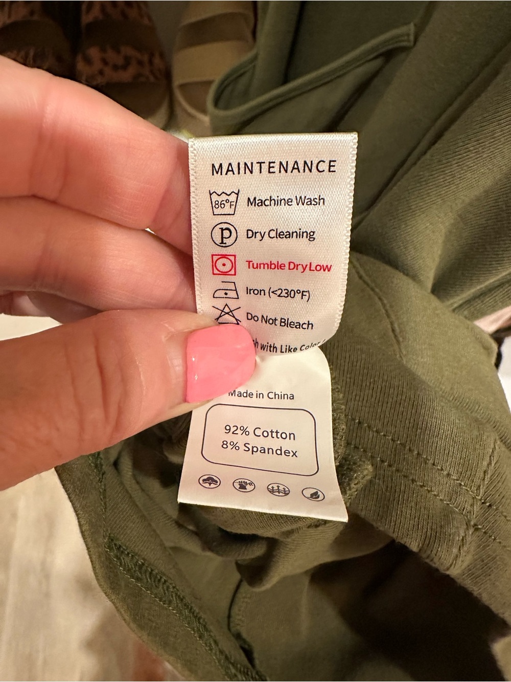 Olive Green Wide-Leg Jumpsuit with Pockets - Picture 5 of 8